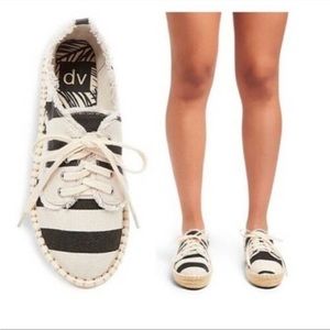 Dolce Vita Black and White Espadrilles